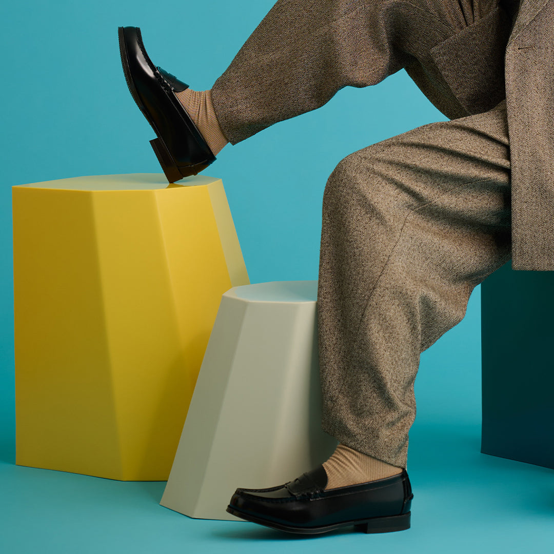 Haruta＞ Women's Coin Loafers / Black | テーーマ teema