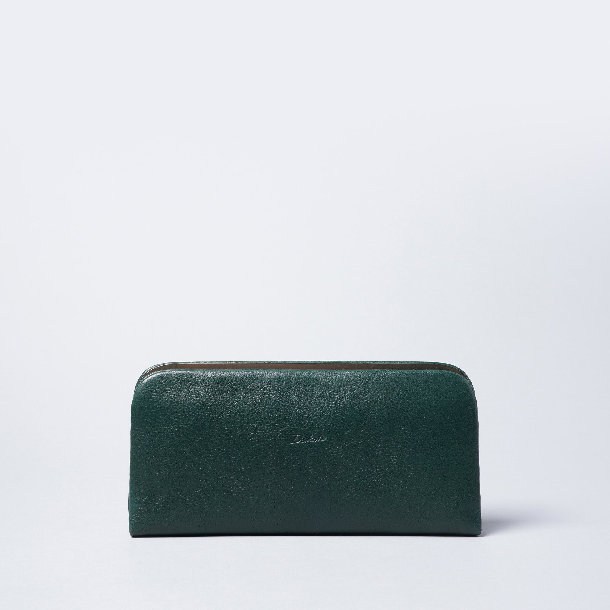 ダコタ＞押し口長財布 角丸型/グリーン | テーーマ teema