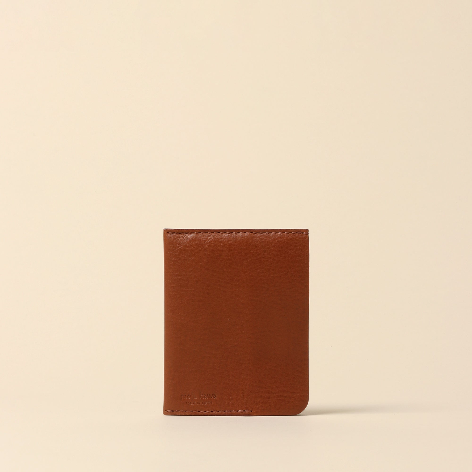 Mojakawa> nane half wallet / camel | テーーマ teema