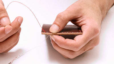 Treatment of hemp yarn (Knot ①)