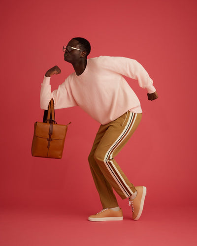 アクティブマッチョな<br>レザーコーディネート