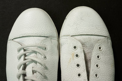 日常護理：<br>讓你的白色皮革運動鞋恢復白皙<br>白色皮革版