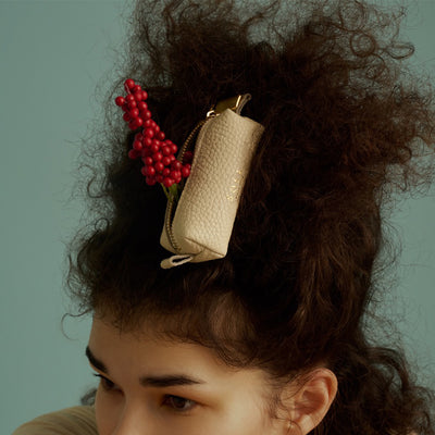 <SOEL> Fruit Shaped Multi key case  / Ivory