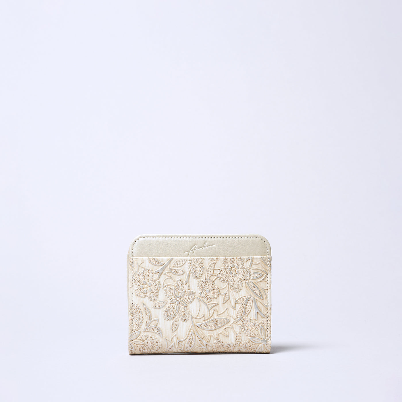 <ARUKAN> Claire Bi-Fold Wallet / Pearl White
