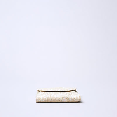 <ARUKAN> Claire Bi-Fold Wallet / Pearl White