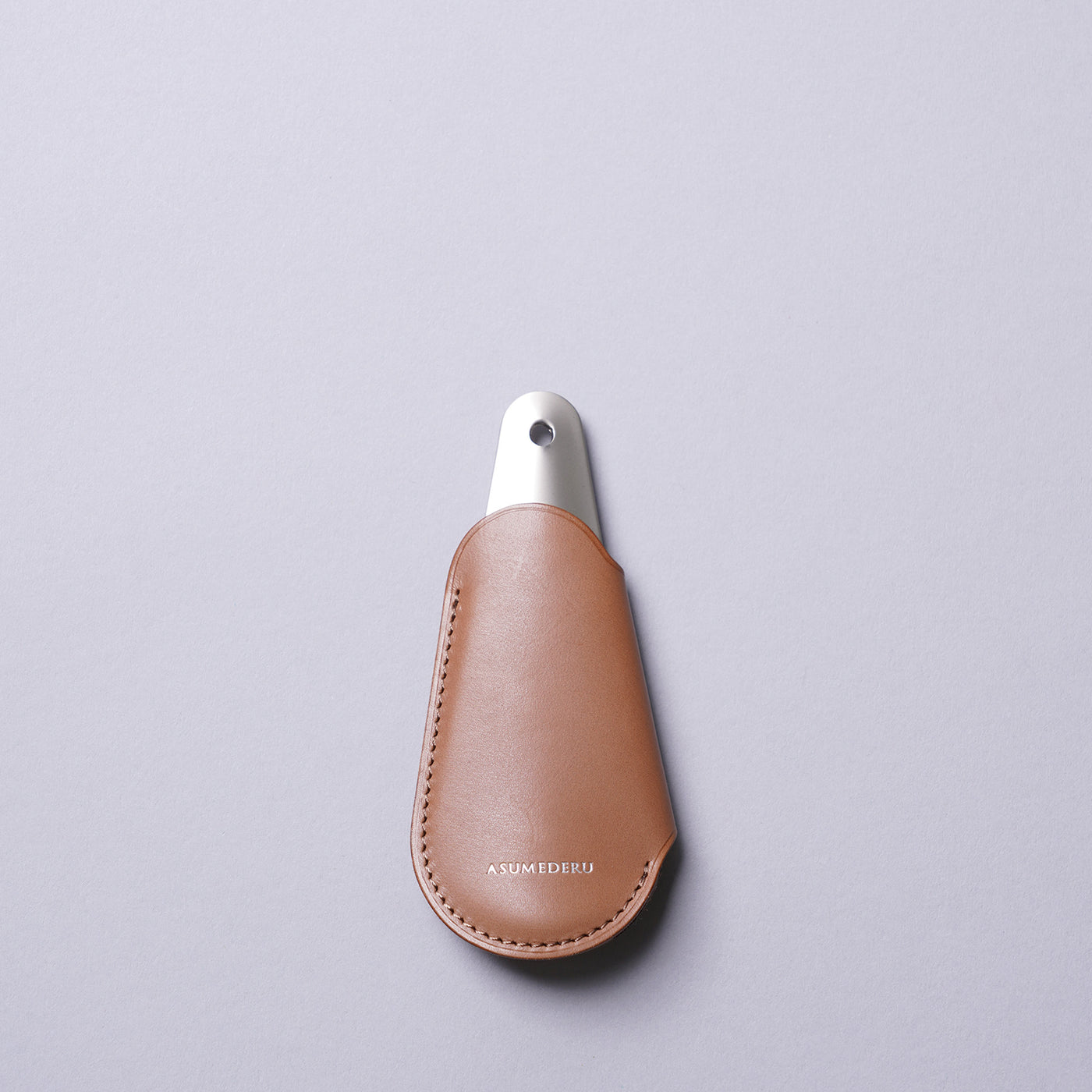 <ASUMEDERU> Shoehorn with cover / Beige