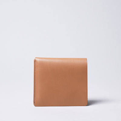 <ASUMEDERU>  Folded Wallet with Open Bill Pocket / Blue