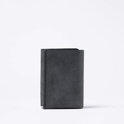 ＜ファブリック＞TRI-FOLD WALLET/ブラック