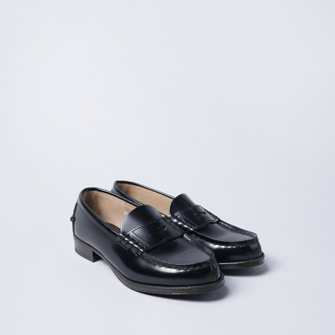 Haruta＞ Women's Coin Loafers / Black | テーーマ teema