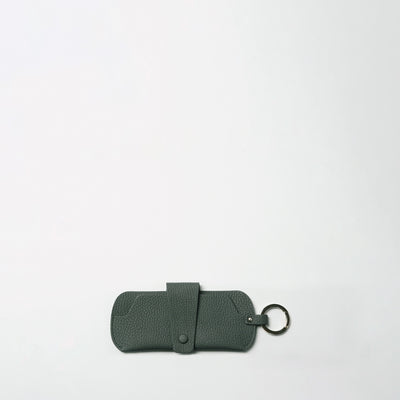 ＜kobe leather＞Glasses case / Greige