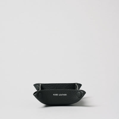 ＜KOBE LEATHER＞Tray-S/米灰色