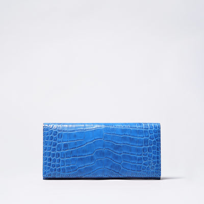 <kiichi> Alike Series Long Wallet (Flap Closure) / Blue