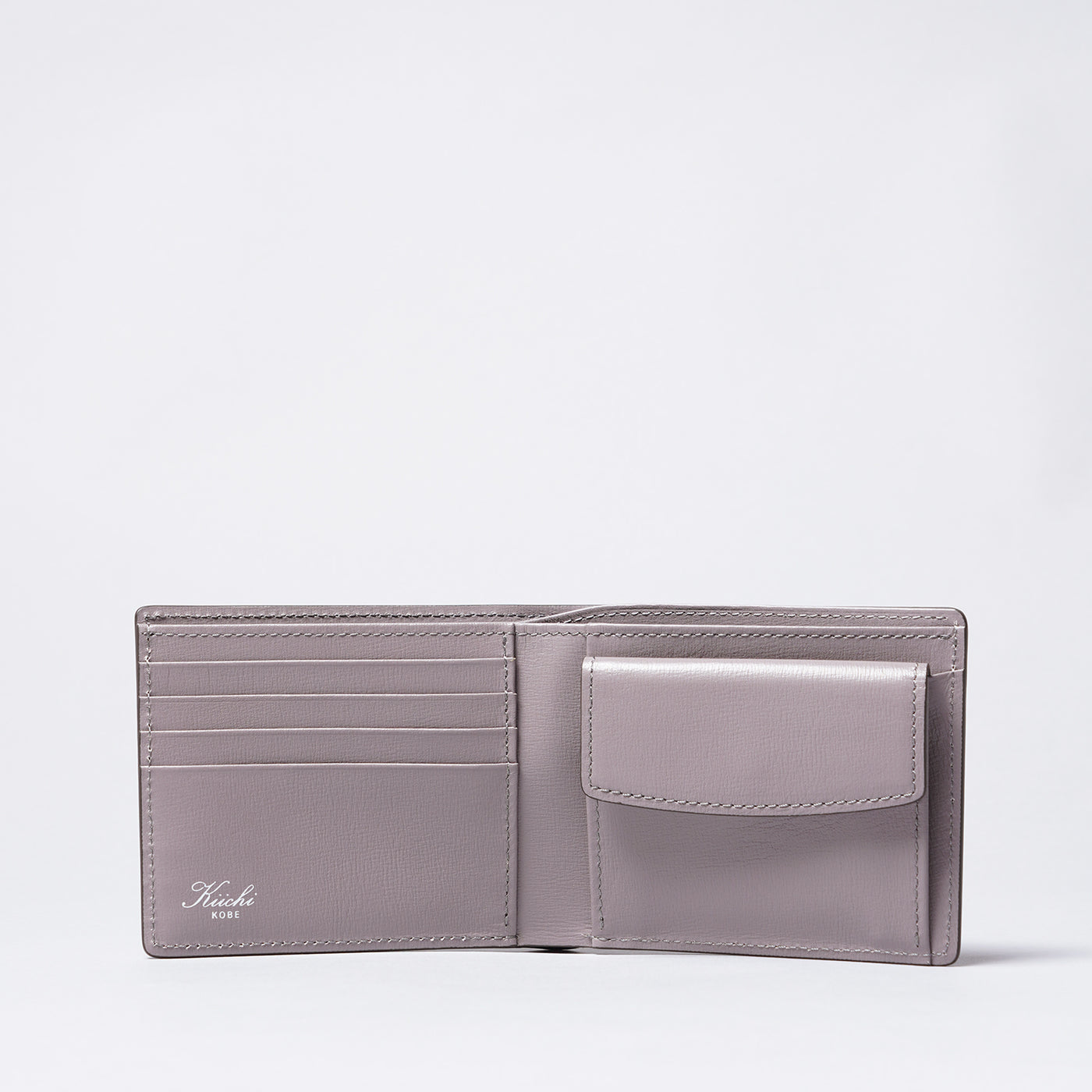 ＜キイチ＞ シェードシリーズ 財布（二つ折り）/グレー