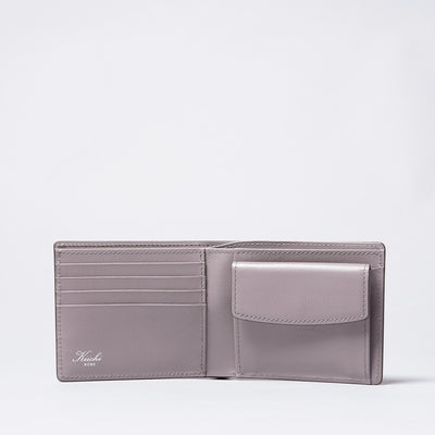 ＜キイチ＞ シェードシリーズ 財布（二つ折り）/グレー