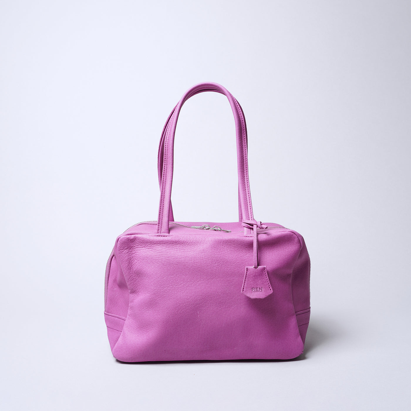 <REN) Hallie Square Duffle XS / Peony Purple