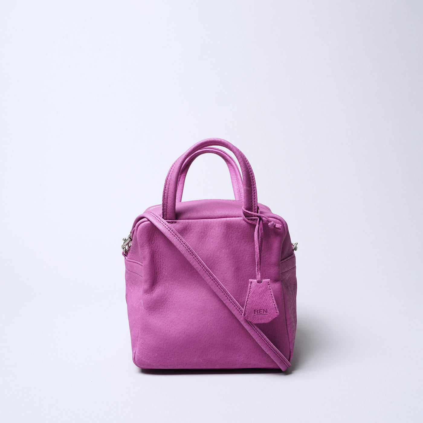 <REN> Hallie 2 Way Cube Crossbody / Peony Purple