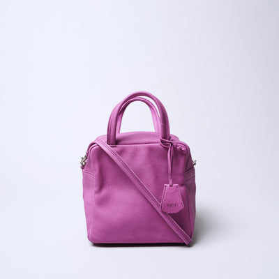 <REN> Hallie 2 Way Cube Crossbody / Peony Purple