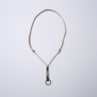 <SENTI FLATTER THE SENSES> Multi Leather Strap (Clip Hook) / Black