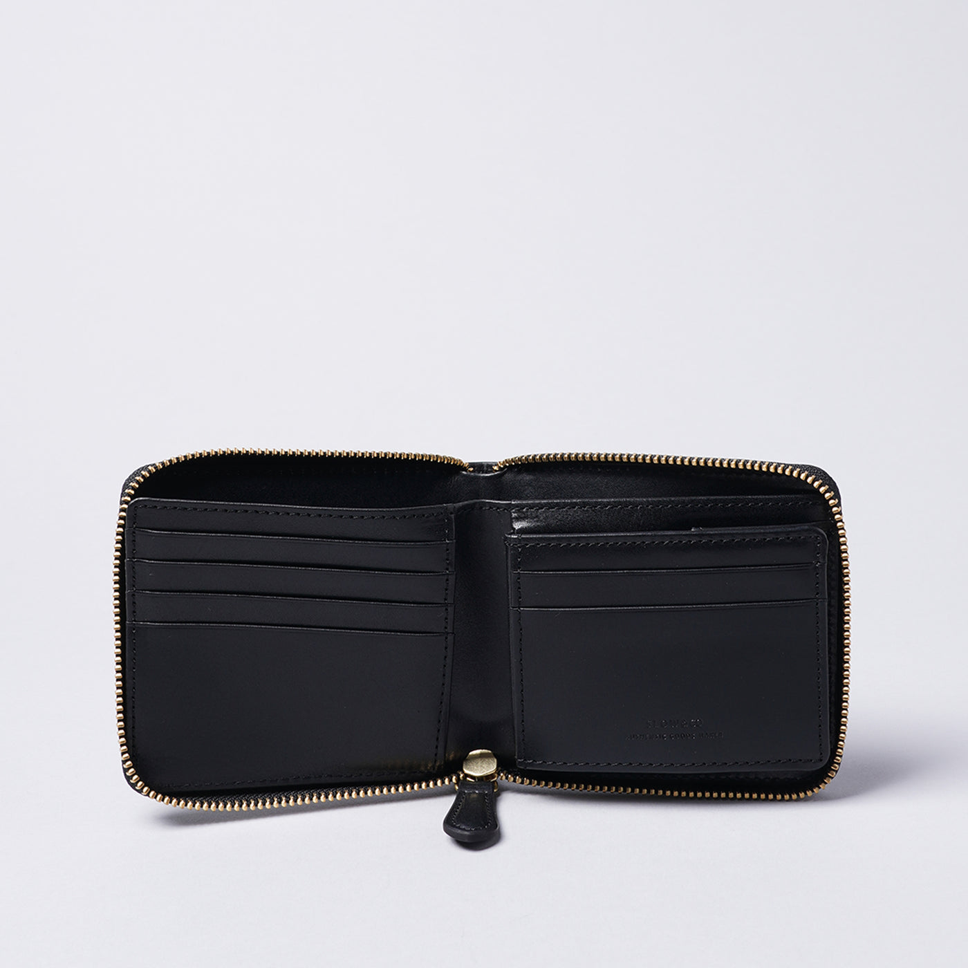 <SLOW> herbie -round short wallet-/Black