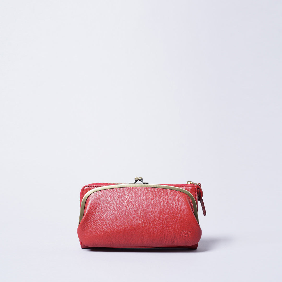 アルティジャーノ＞がま口お財布ショルダー/シルバー | テーーマ teema