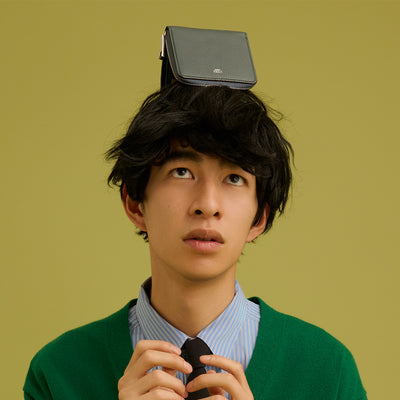 ＜CYPRIS＞RF 迷你錢包/綠色