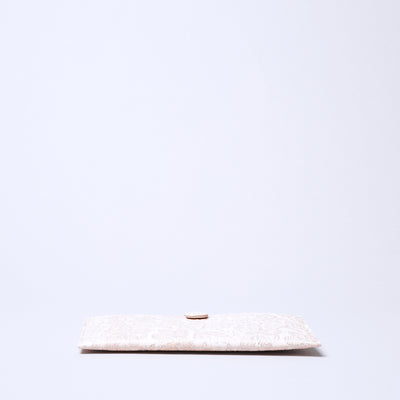 ＜ARUKAN＞claire 薄型錢包/珍珠白