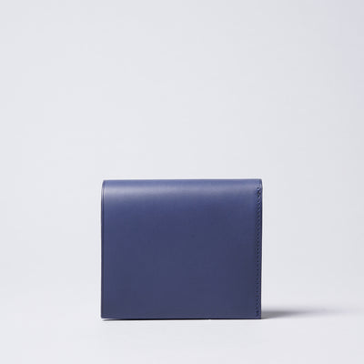 ＜アスメデル＞二つ折り財布/ブルー