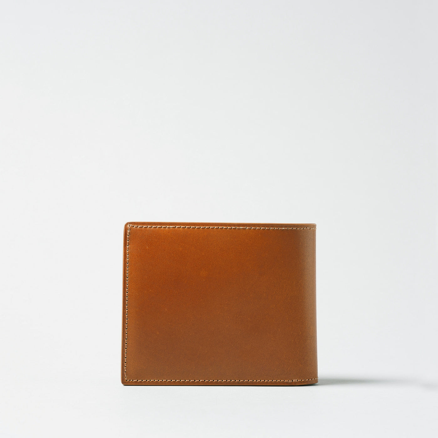 ＜フラソリティ＞水染めオイルコードバン二つ折り財布/グリーン