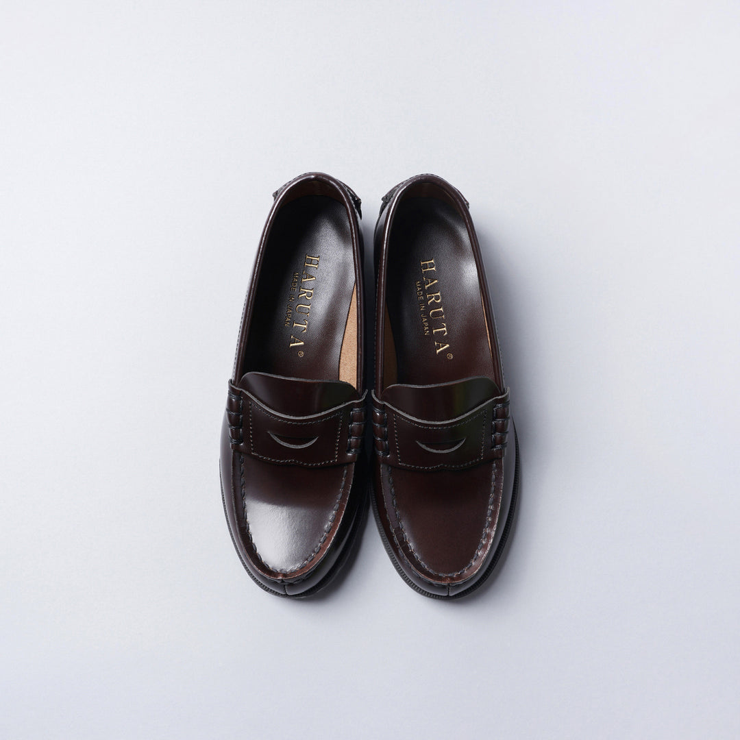 Haruta＞ Women's Coin Loafers / Brown | テーーマ teema
