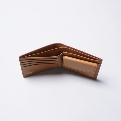 ＜Kiichi＞ Alike系列 錢包（二折式）/棕色