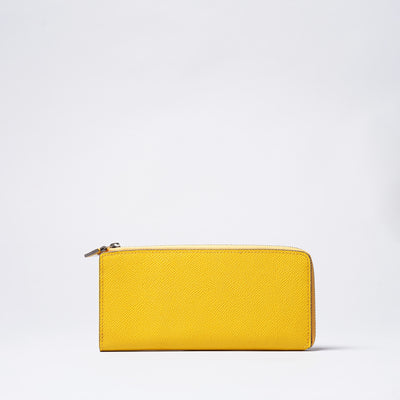 <kiichi> Shade Series Long Wallet (L-Zip) / Yellow