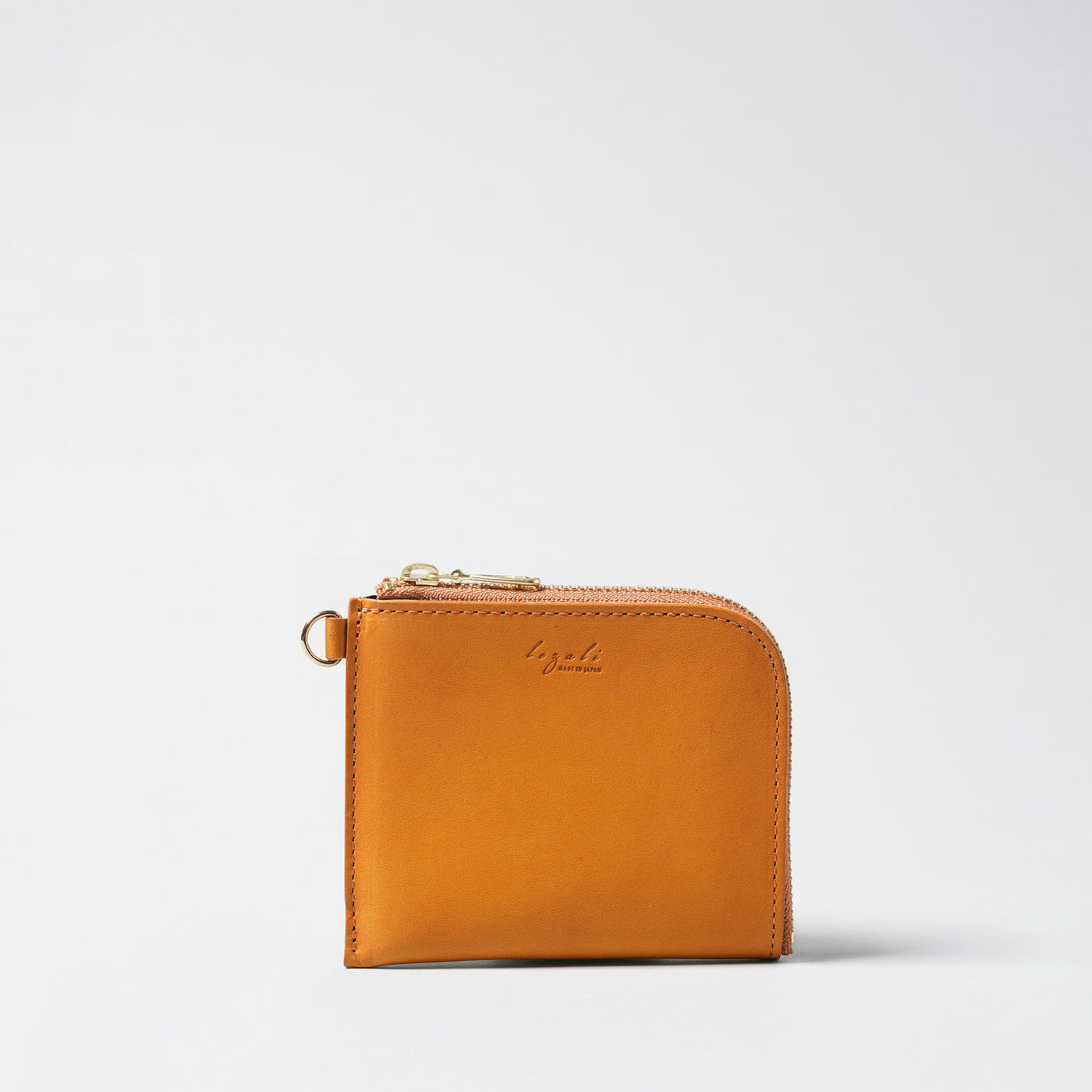 <lezali> L-ZIP Mini Wallet / Camel Yellow