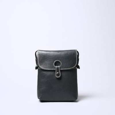 <Laisser Faire> Wolf Pouch Shaped Mini Shoulder Bag / Chocolate