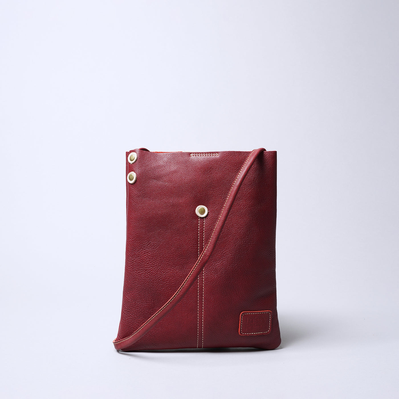 <Laisser Faire> Pieza Thin Gusset Shoulder Bag / Camel