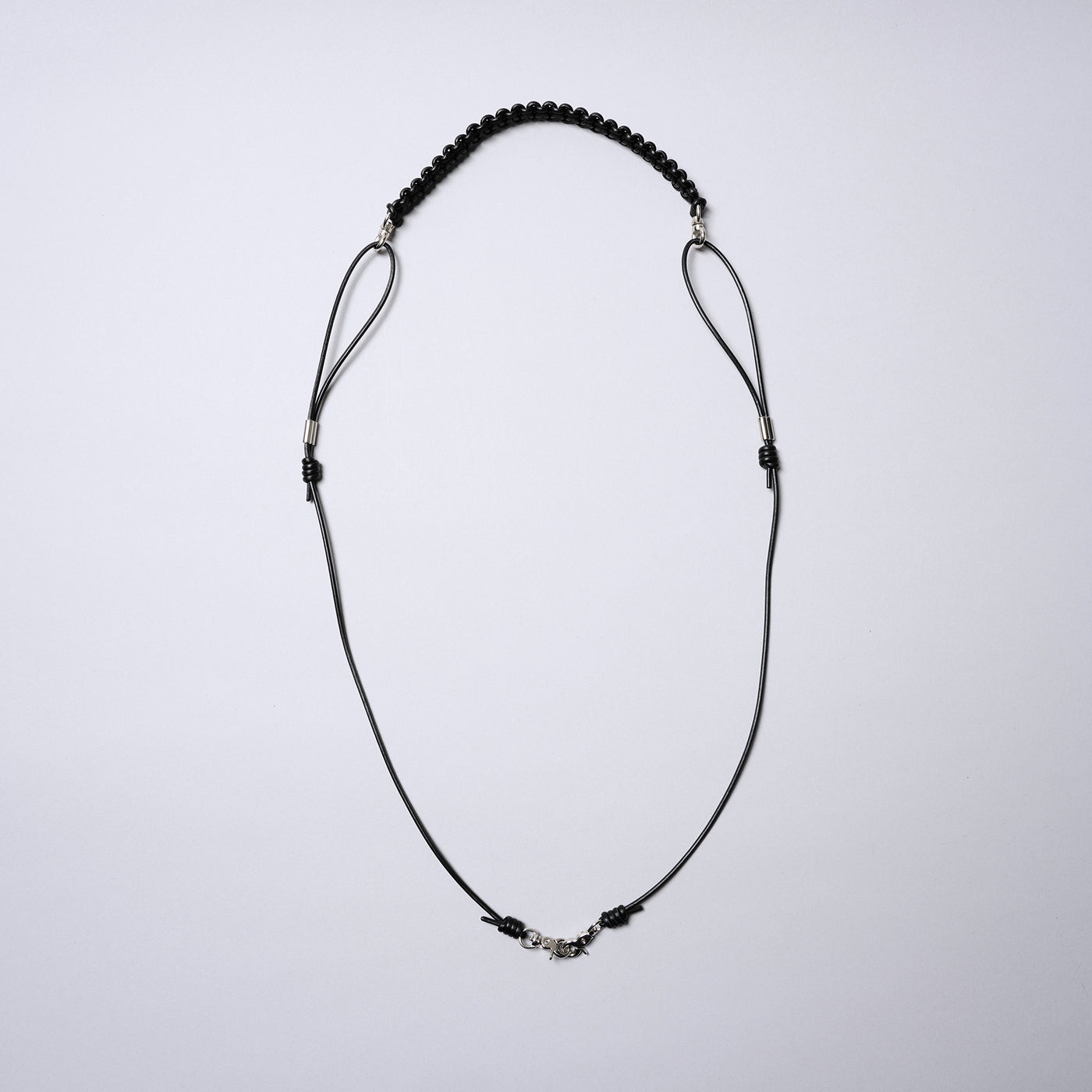 <SENTI FLATTER THE SENSES> Leather Blade Multi Strap / Ivory