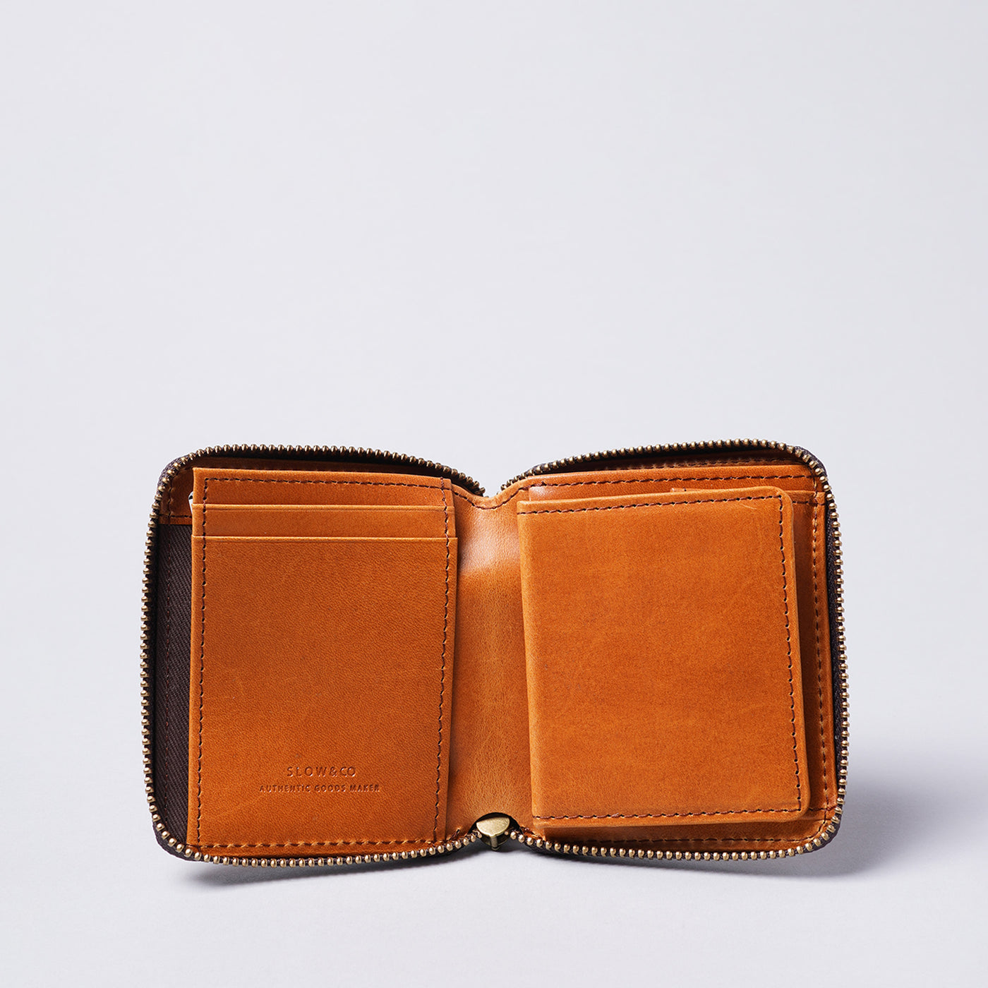 ＜SLOW＞herbie -mini round wallet-/黑色