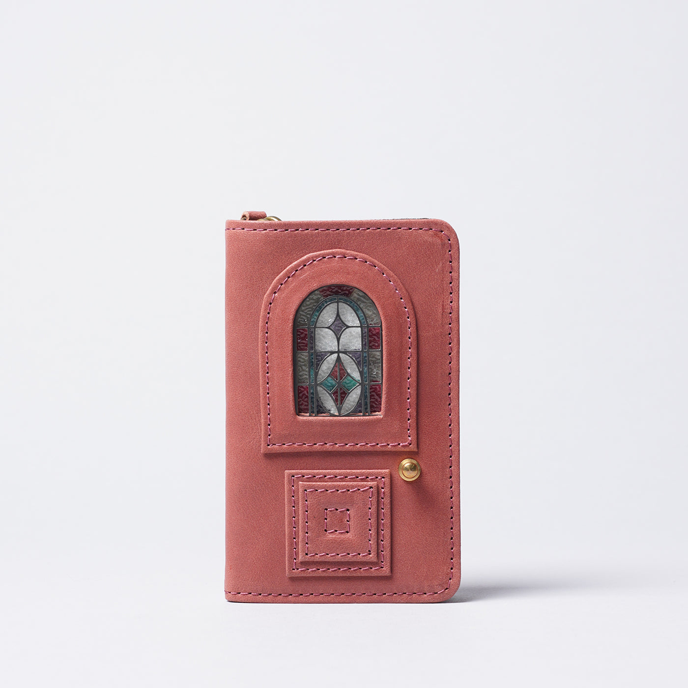 <glart> Pass Case (with chain strap) / Red