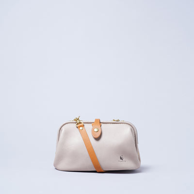 <kissora> Epika Shoulder Bag with Clasp Opening / Navy