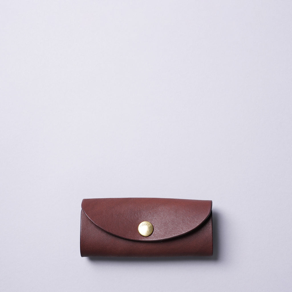 ブラウン　kaoyorinakami leather key case レザー Kaoyorinakami leather key case キーケース 財布