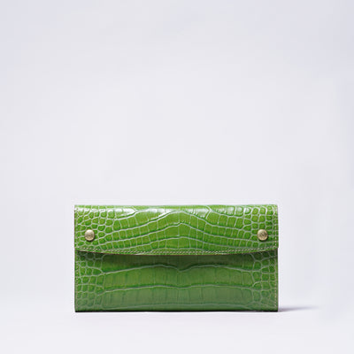 <kiichi> Alike Series Long Wallet (Hook Closure) / Green