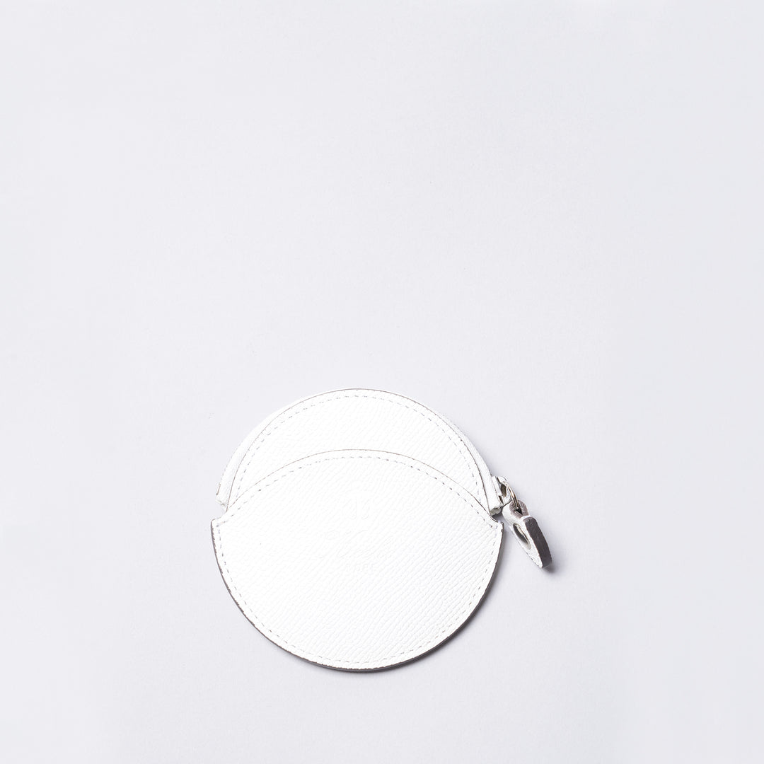 茶吉 Shade Series Coin Case (Zipper) / White | テーーマ teema