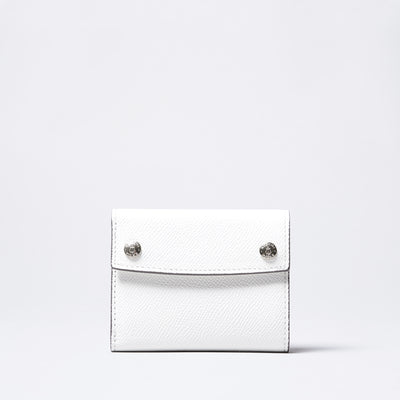 ＜キイチ＞ シェードシリーズ 財布（三つ折り）/ホワイト