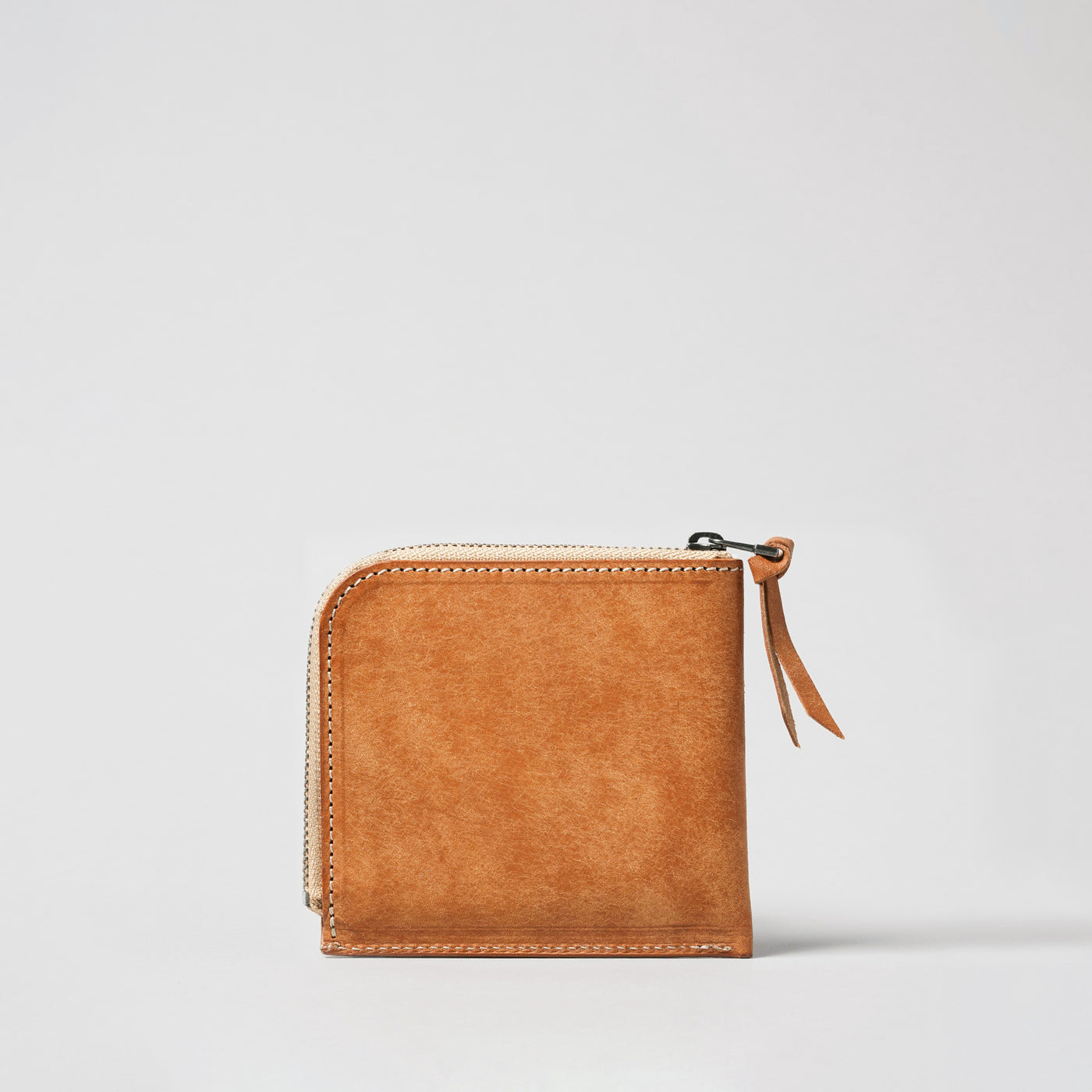 <LITSTA> Compact Wallet Half / Dark Brown