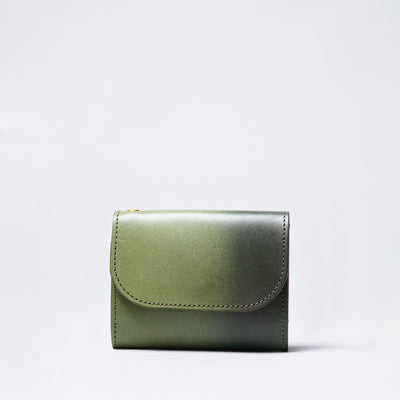<cotocul> Gradation Dyed Mini Wallet / Grass