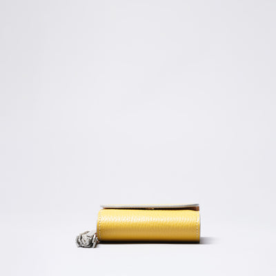 <cotocul> Italian Leather Mini Wallet / Greige