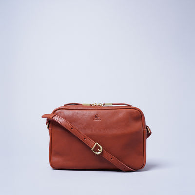 <kissora> Olive Tanned Leather Mini Shoulder / CHO