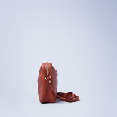 <kissora> Olive Tanned Leather Mini Shoulder / CHO