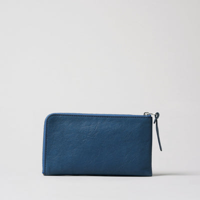 <numeri> Sottile L Zipper Long Wallet / Blue