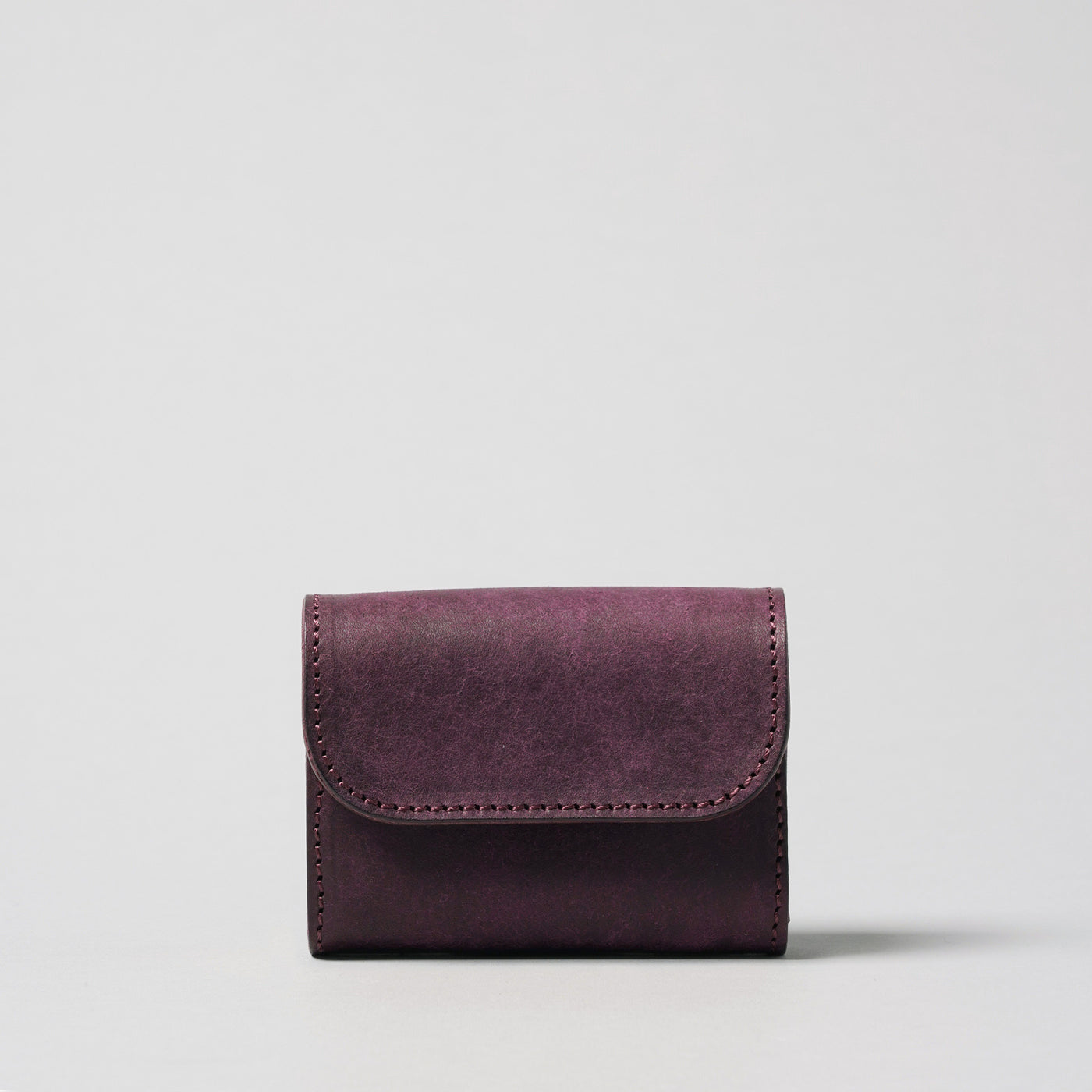 ＜LITSTA＞Tiny Wallet/深紫色