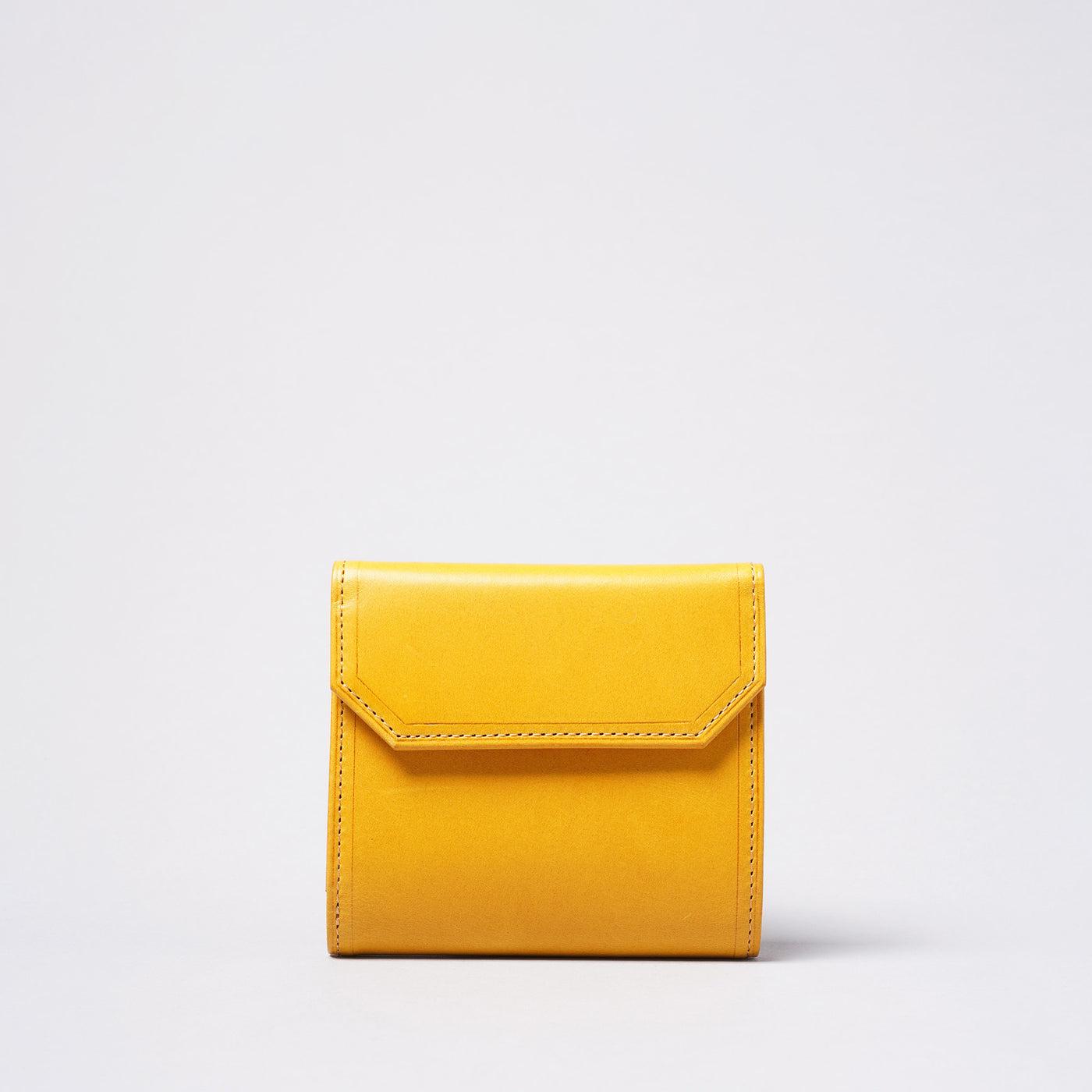 <4U by UNOFUKU> Bifold Wallet with Flap / Yellow